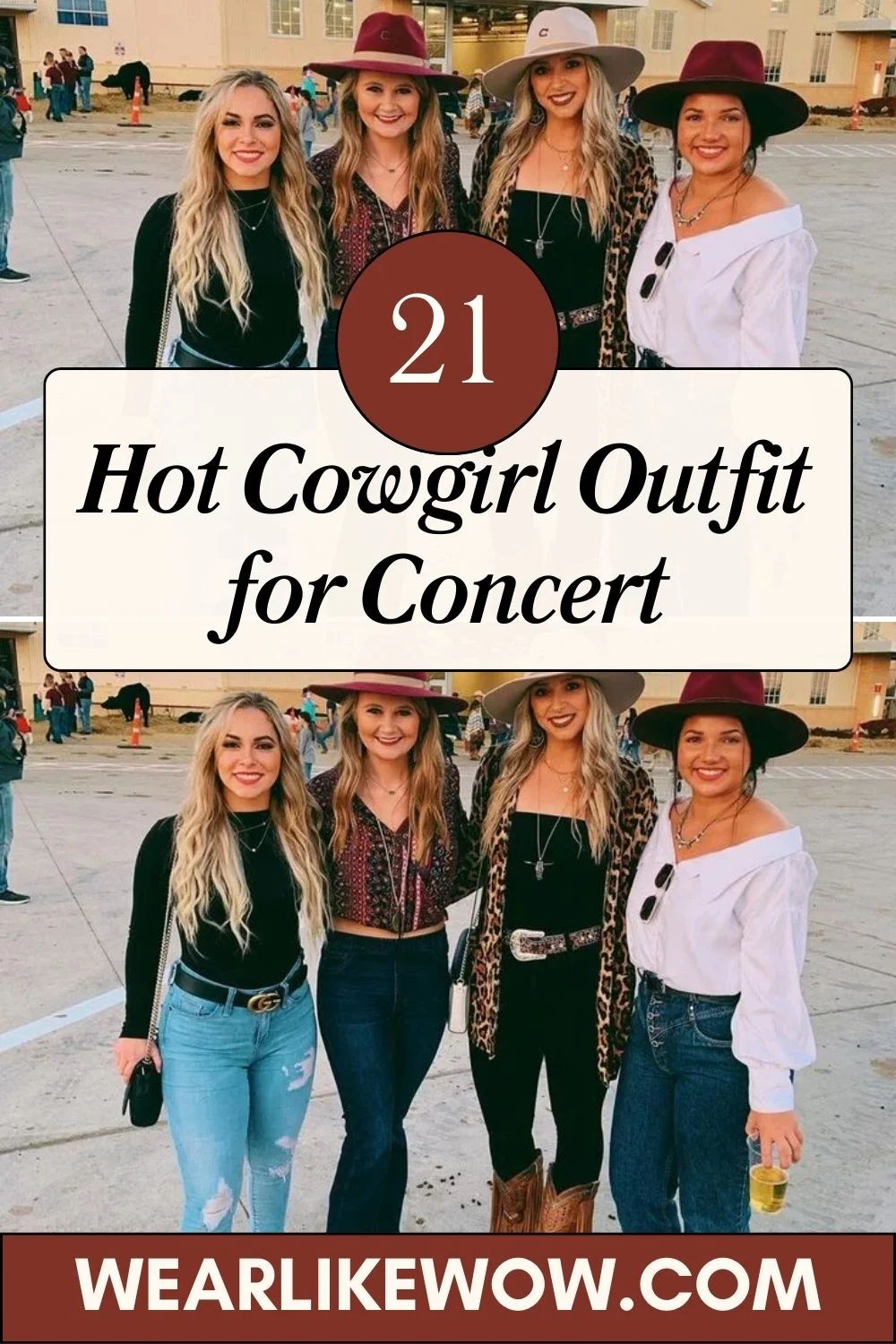 What to Wear to Look Like a Cowgirl Woman: Cowgirl Outfit for Concert