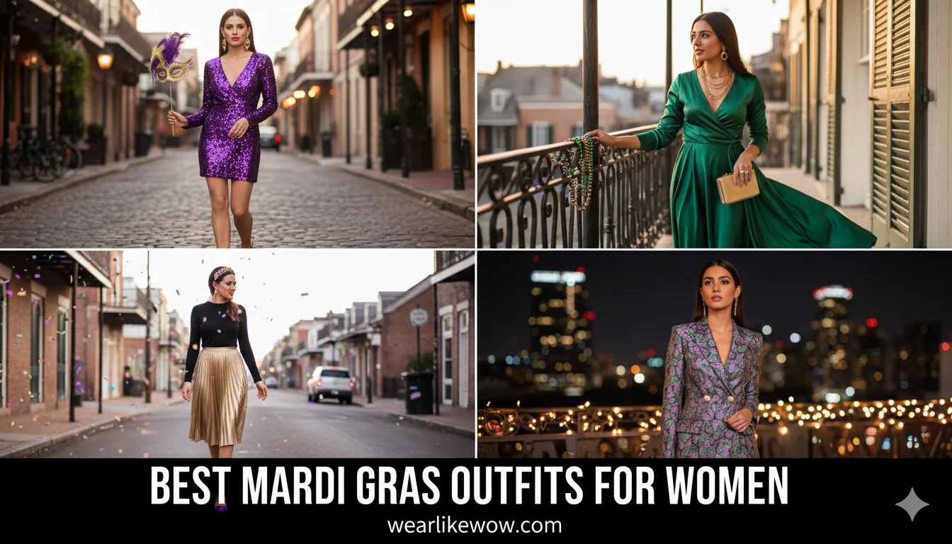45 Best Mardi Gras Outfits 2026: What to Wear in Mardi Gras for Women