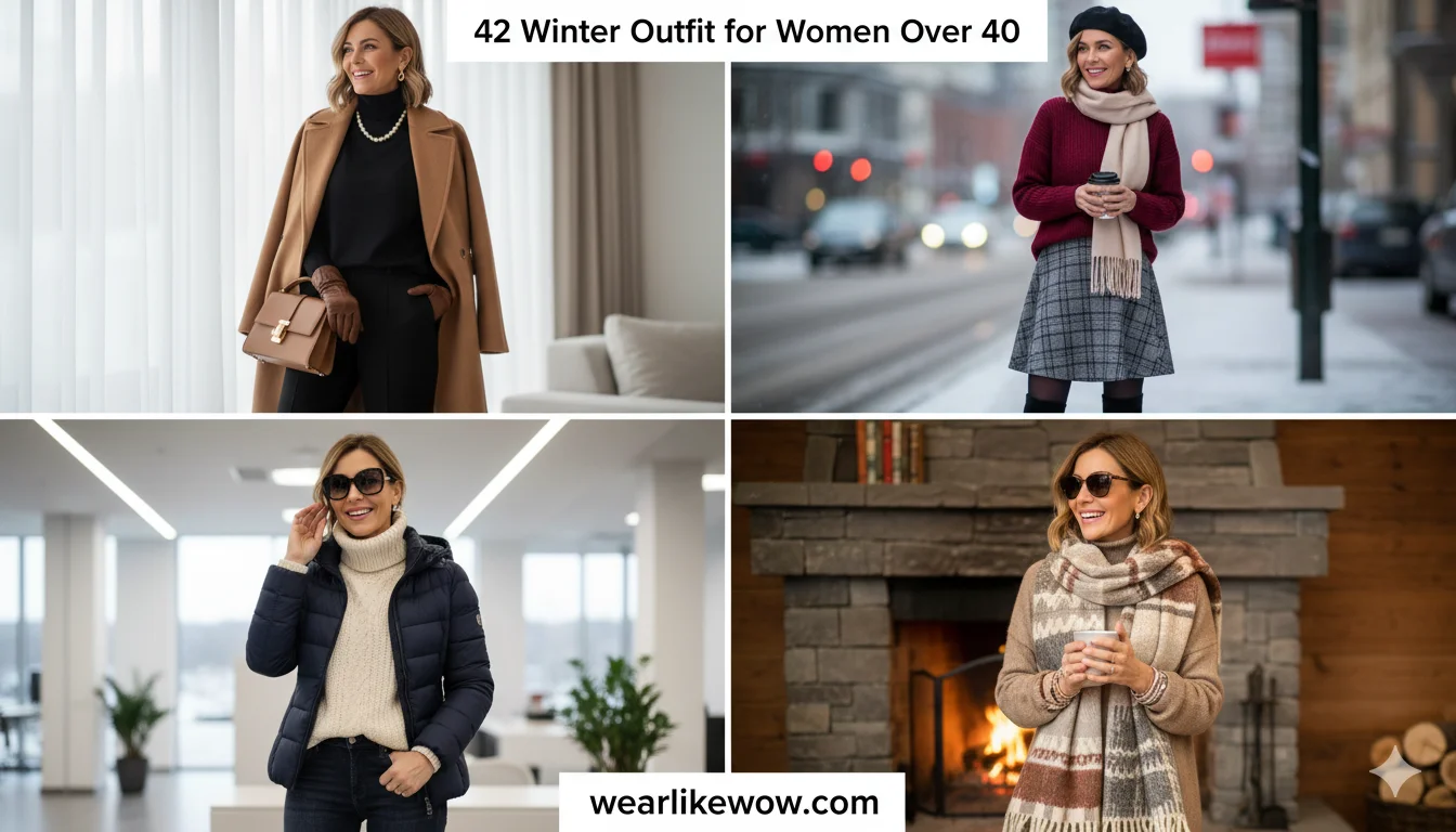 42 Winter Outfit for Women Over 40: Stay Stylish and Cozy This Season