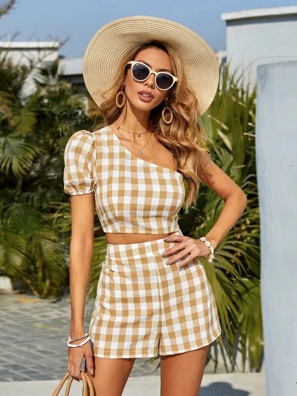 24 Best Color for Summer Two-Piece Set: 24 Best Summer Vacation Two-Piece Outfit for Women