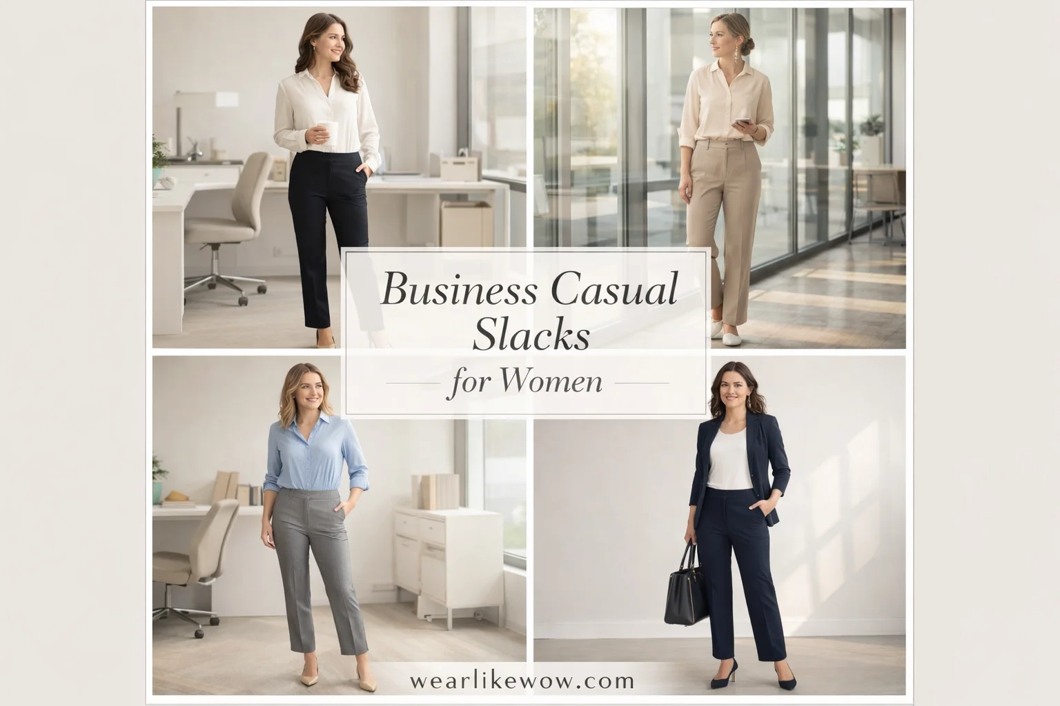 42 Stylish Ways to Wear Business Casual Slacks for Women: Your Ultimate Outfit Guide