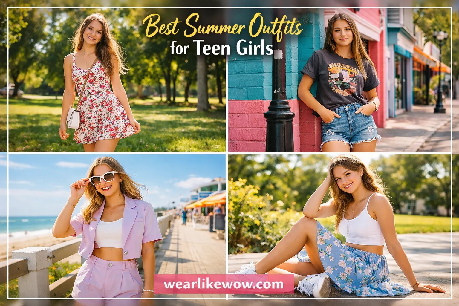 Stay Cool & Stylish with These 45 Best Summer Outfits for Teen Girls in 2026!