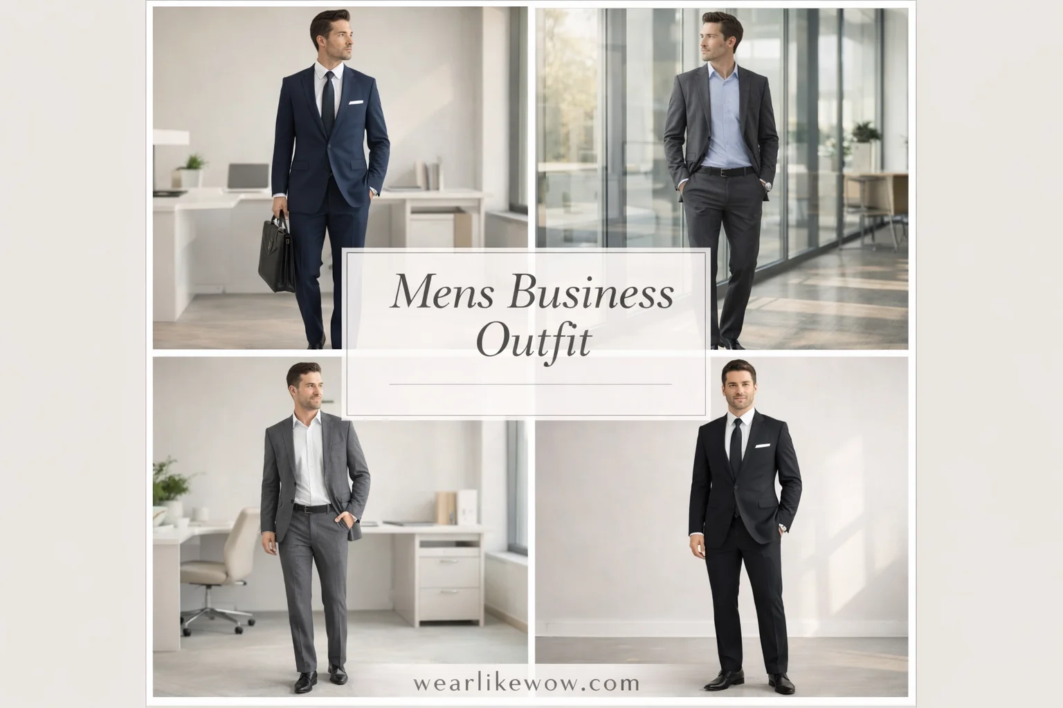 What to Wear in the Office for Men: 42 Impressive Mens Business Outfit Ideas
