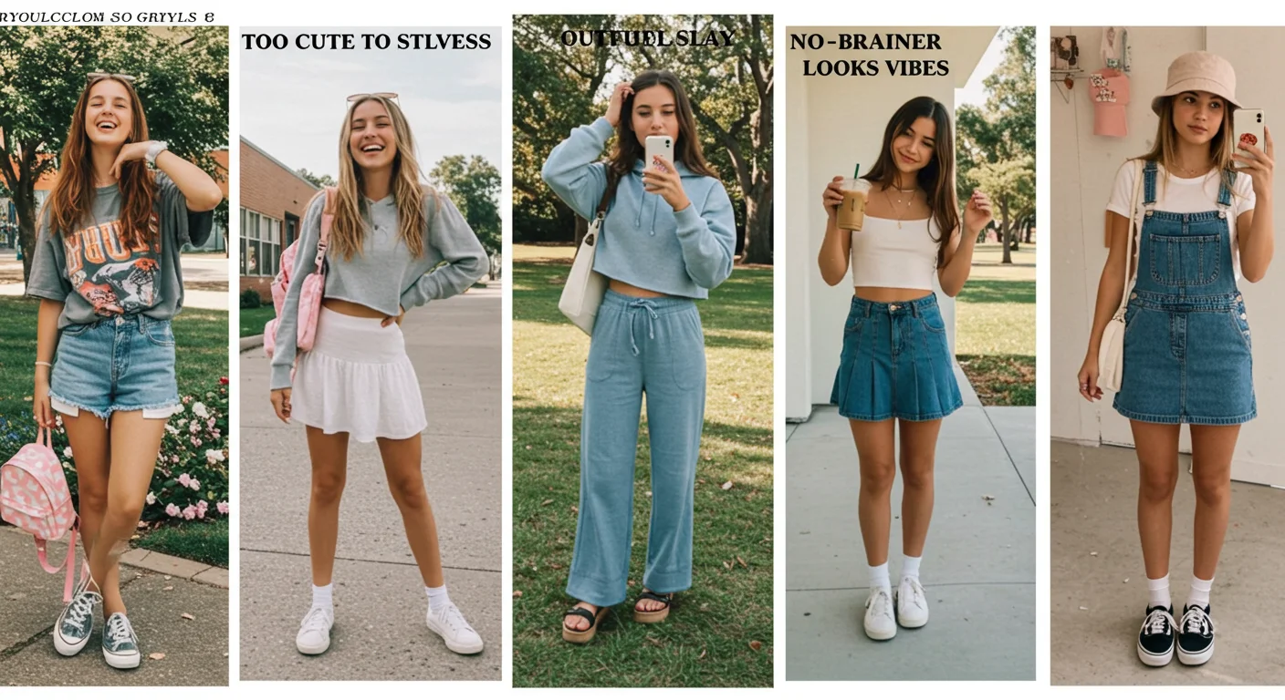 Stop Overthinking: These 25 Casual Outfits for Teen Girls Are No-Brainer Cute