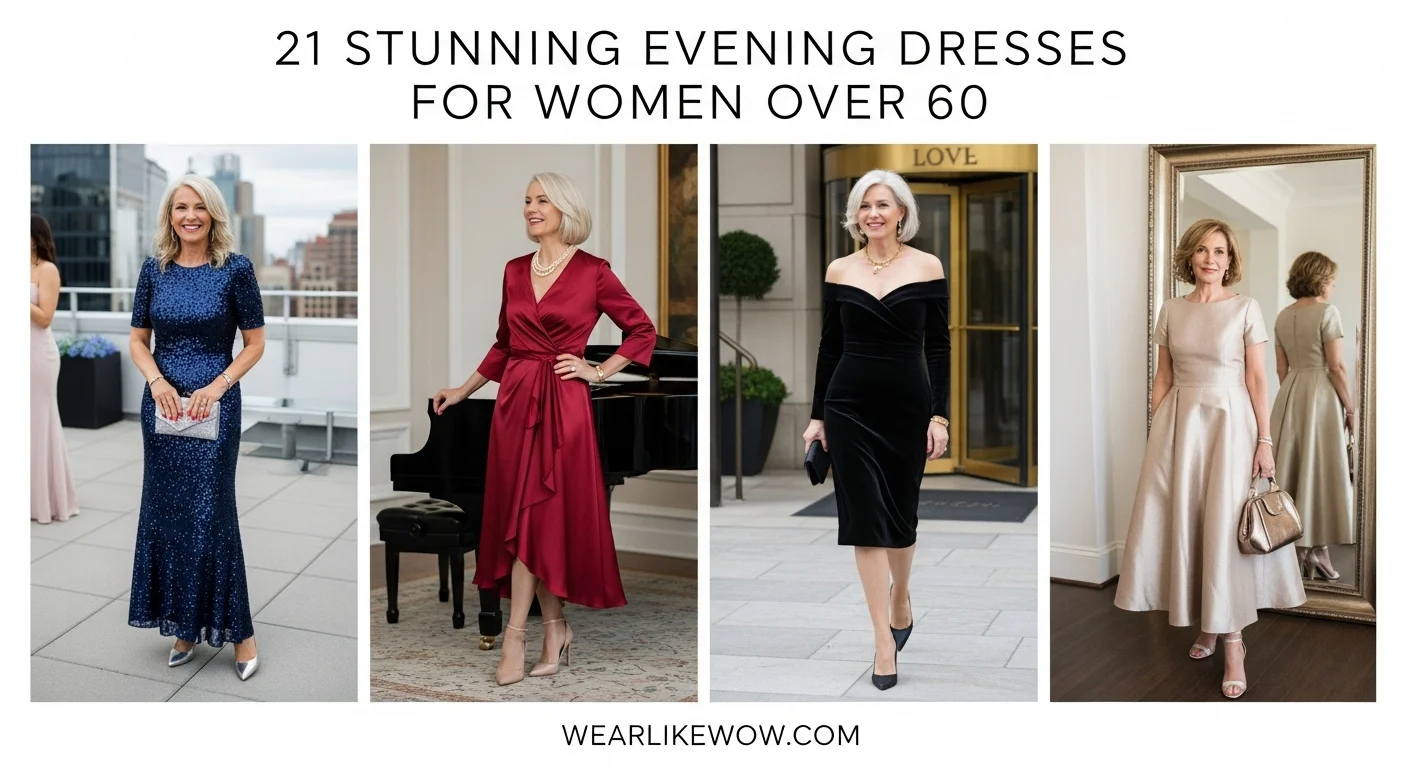 21 Stunning Evening Dresses for Women Over 60: Fashion Trend Over 60