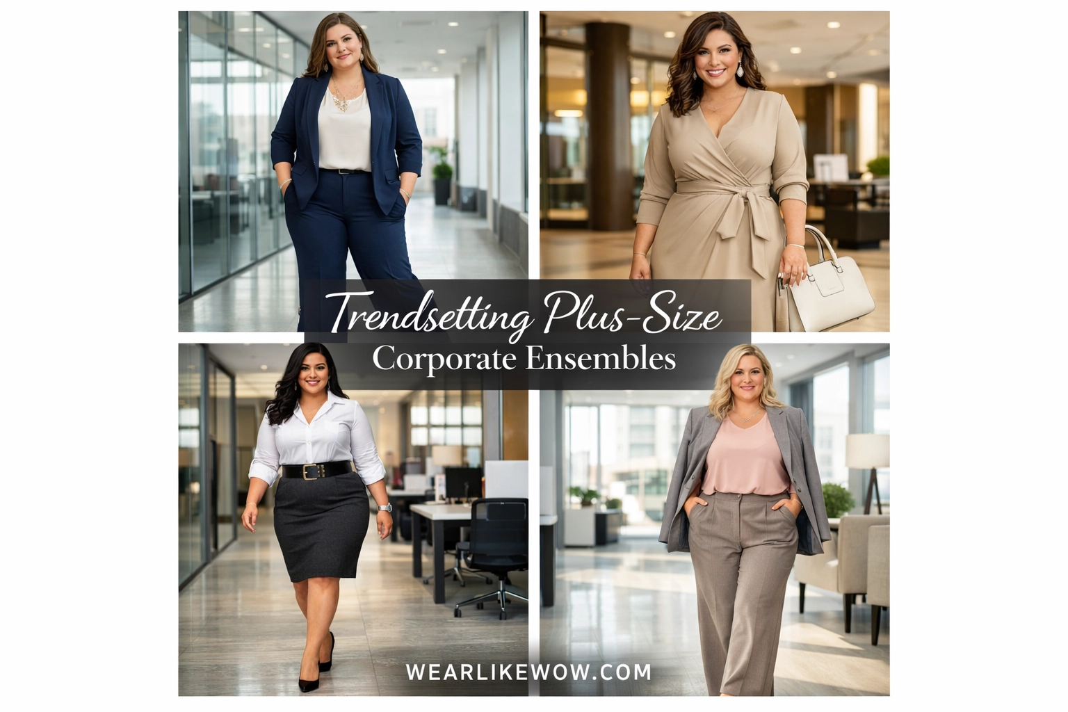 How Dress for Corporate Job: 41 Plus-Size Corporate outfit Ideas