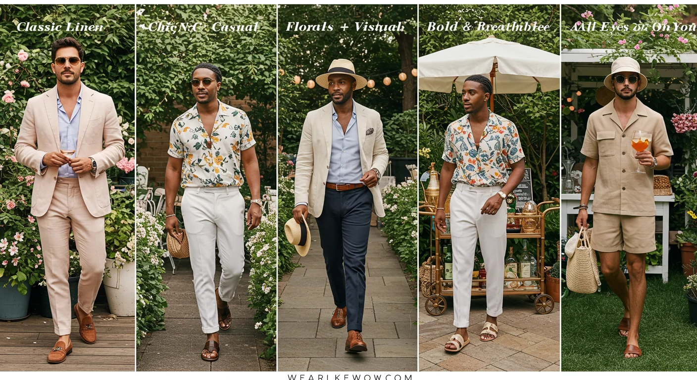 19 Best New York Style Garden Party Outfits for Men That’ll Make You the Star of the Show!