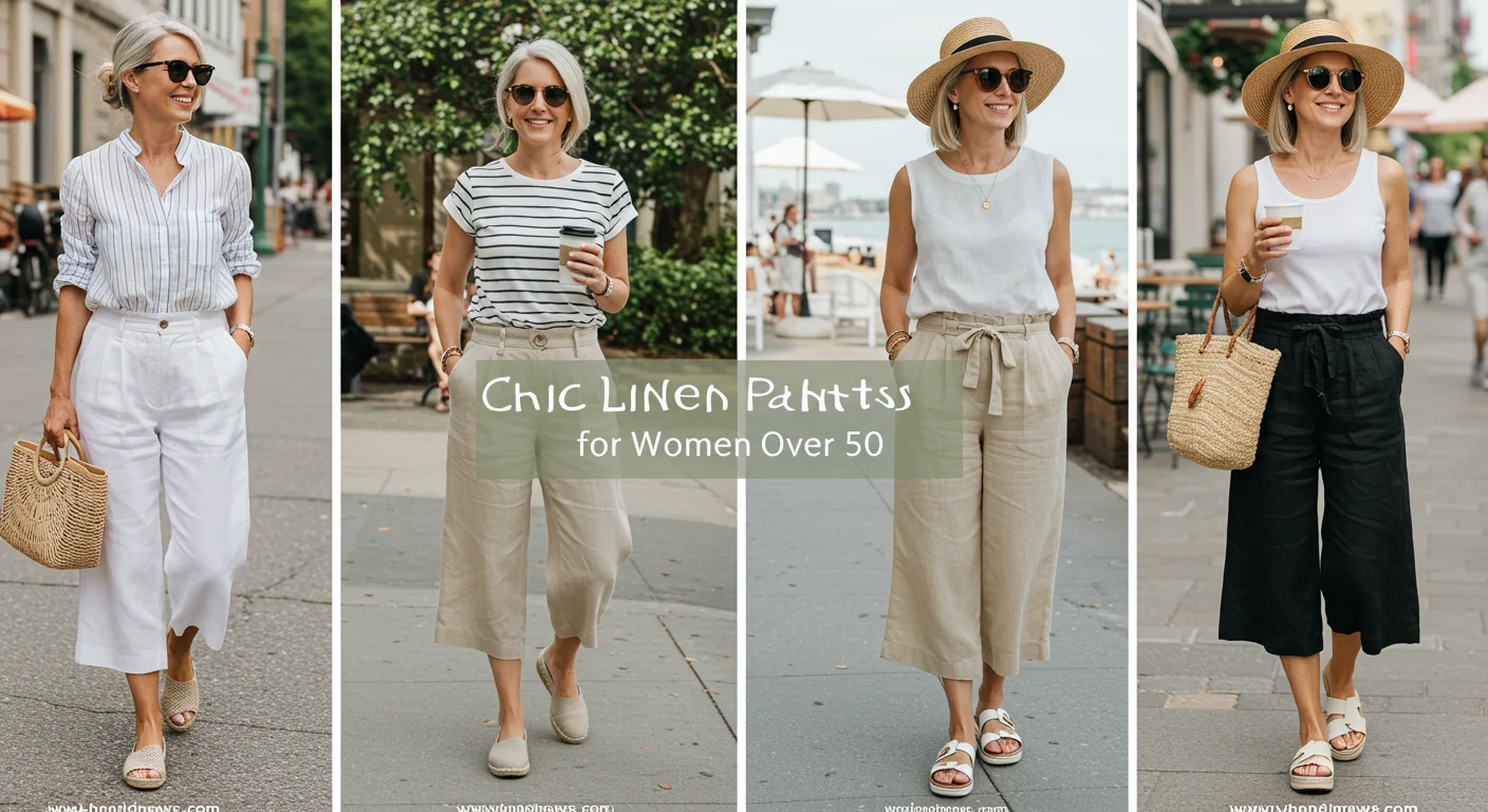 How to Style Breathable Linen Pants for Women Over 50: Chic Looks You’ll Love