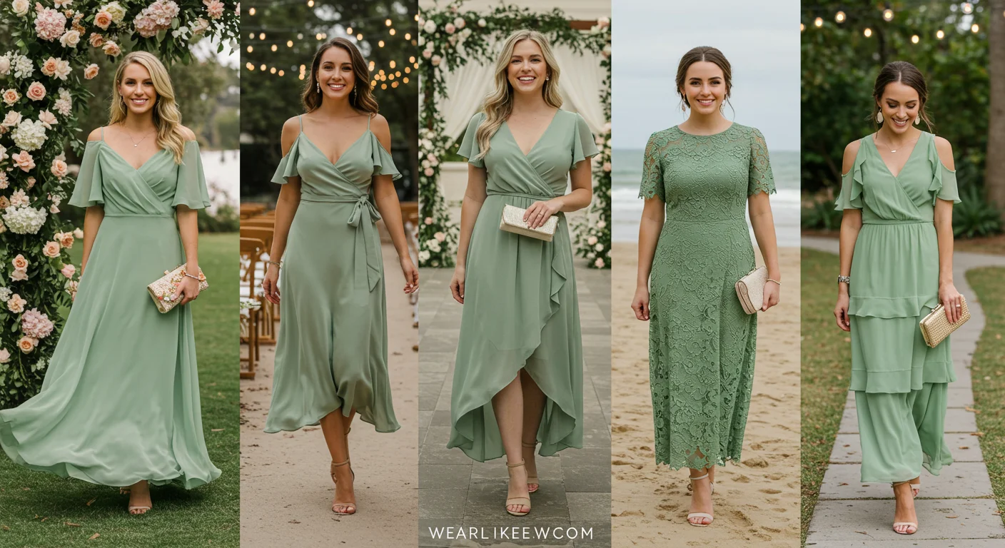 My Favorite 21 Sage Green Wedding Guest Dresses for Every Occasion (Expert Advice)