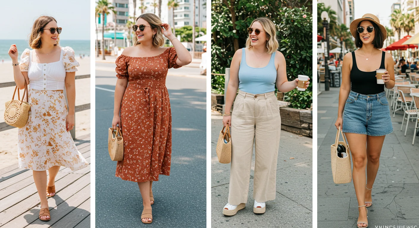 21 Best Flattering Summer Outfits for Midsize Women That Beat the Heat in Style