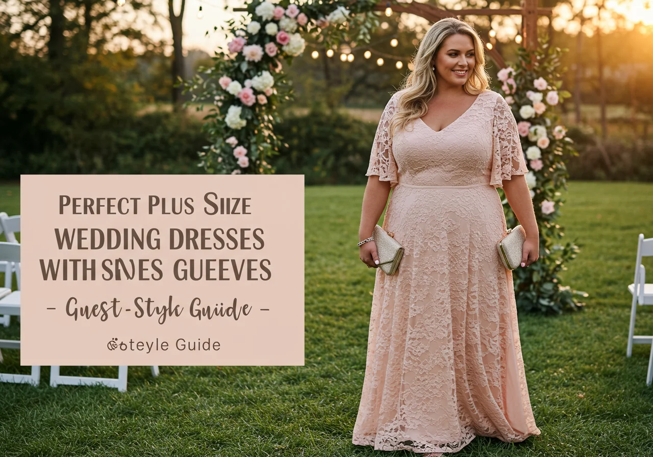 How to Choose Perfect Plus Size Wedding Dresses with Sleeves for a Wedding as a Guest