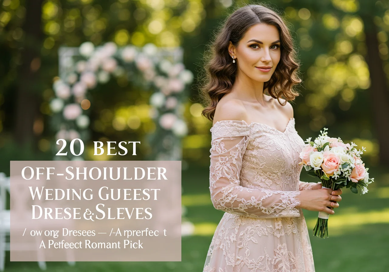 Why Are Off-Shoulder Wedding Dresses with Sleeves for Guest is Perfect Choice? 20 Best Dresses