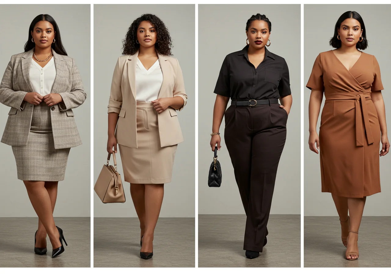 How Dress for Business Plus-Size Corporate Professional: 21 Trendsetting Plus-Size Corporate outfit