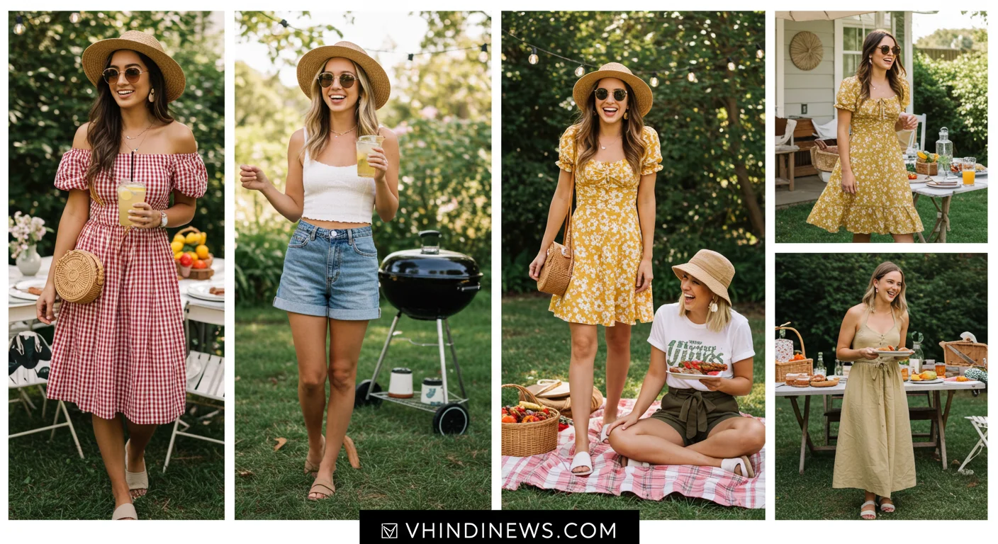 Backyard BBQ Outfit for Women: 21 Best & Comfy Looks You’ll Wear All Summer