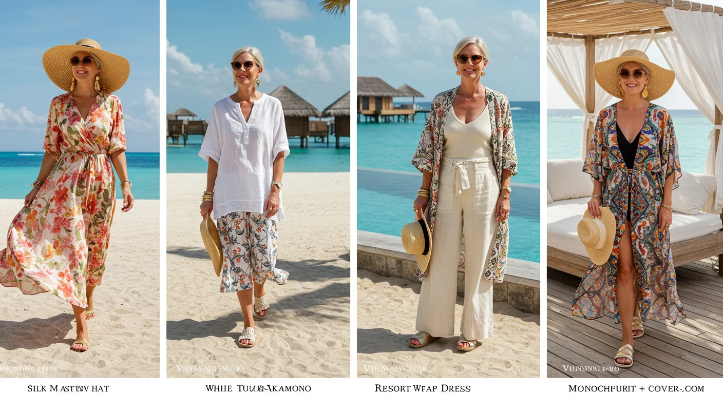 You Won’t Believe This Outfit Made Me Look 10 Years Younger on Beach Vacation – 21 Luxury-Beach Vacation Outfits for 50s Women