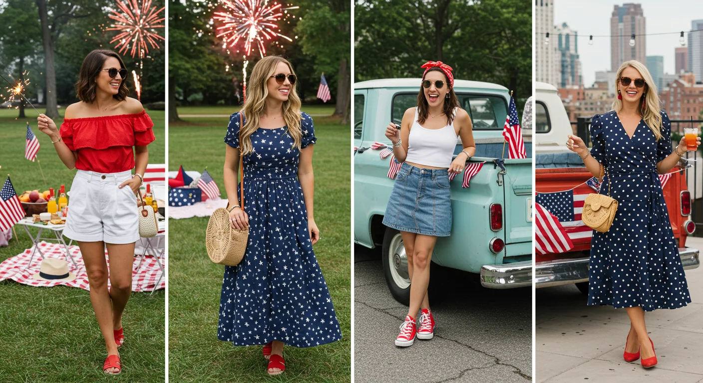 4th of July Outfit Ideas for Women That’ll Make You the Star of the BBQ : 21 Amazing Outfit Ideas for Women