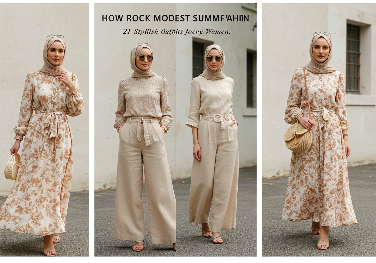 How to Rock Modest Summer Fashion: 21 Stylish Outfits for Every Woman