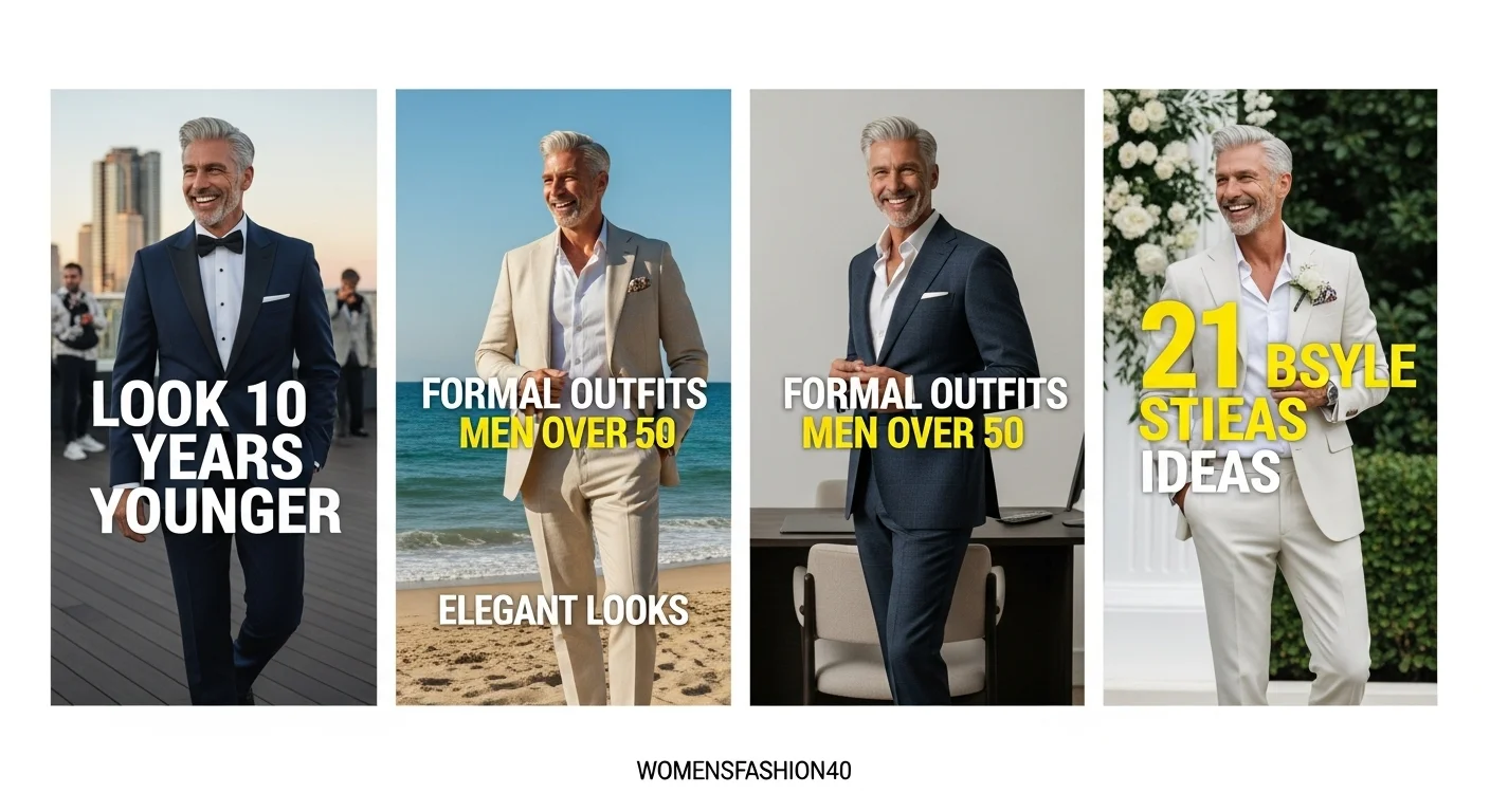 My Son Said I Look 10 Years Younger—Thanks to These Formal Outfits for Men Over 50 (21 Best Outfit Ideas)