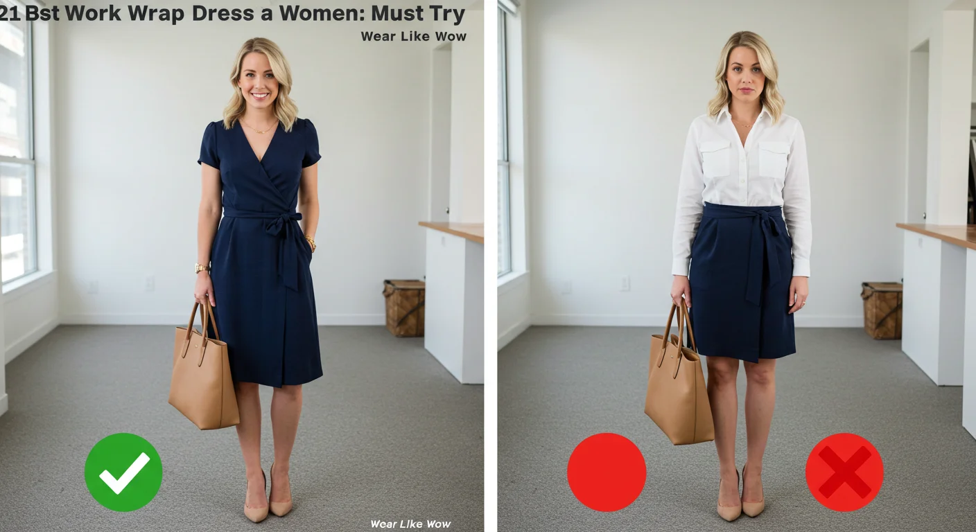 Work Wrap Dress Women: 21 Stunning and Effortless Outfit Ideas to Boost Your Office Style