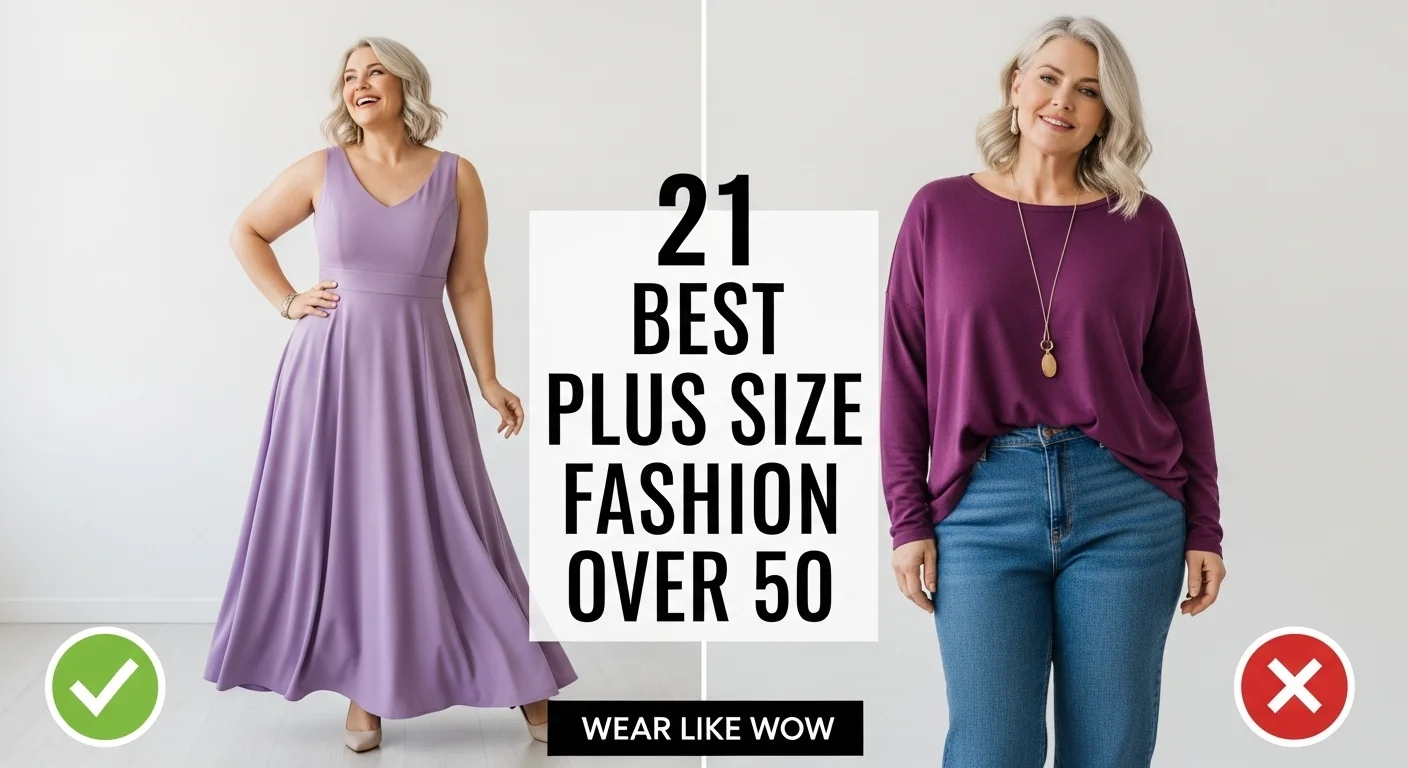 21 Best Plus Size Fashion for Over 50 Women That Look Stunning and Ageless