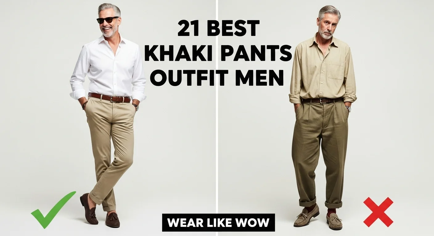 Khaki Pants Outfit Men: 21 Stylish and Effortless Looks That Instantly Upgrade Your Wardrobe