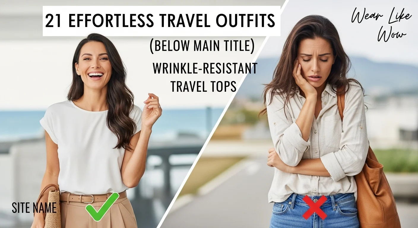 Wrinkle-Resistant Travel Tops: 21 Effortless Outfits You’ll Absolutely Love 1 Wear like wow 2