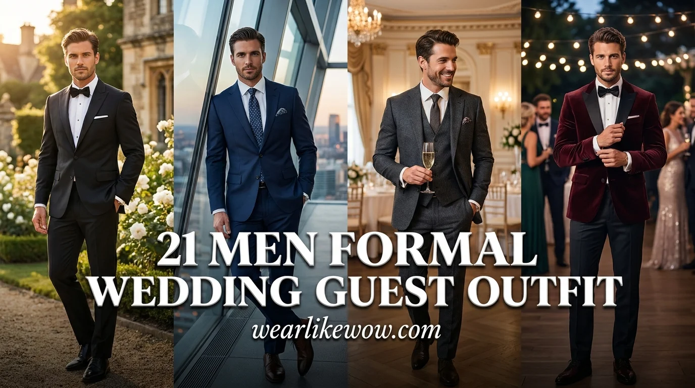 Men formal wedding guest outfits 202604291425