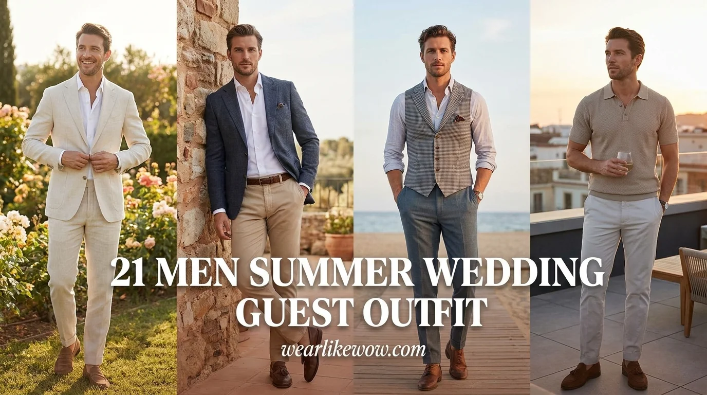 Men summer wedding guest outfits 202604291425