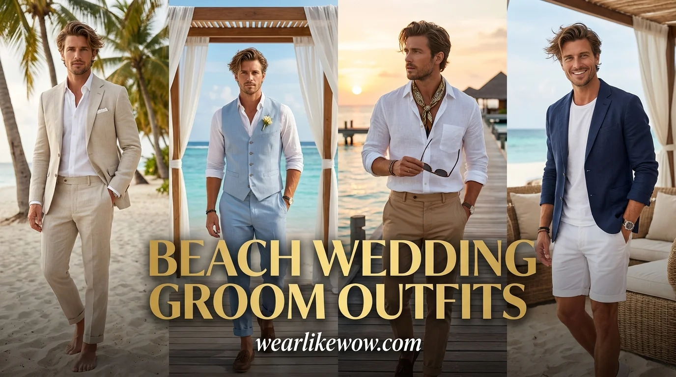 Beach Wedding Groom Outfit: 21 Stunning & Effortless Looks Every Groom Needs to Try