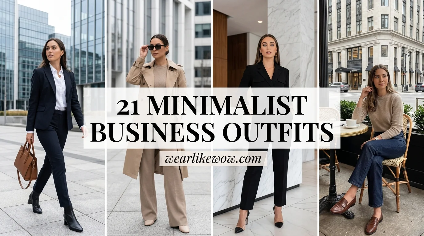 Minimalist Business Outfits Women: 21 Chic & Powerful Looks You’ll Love
